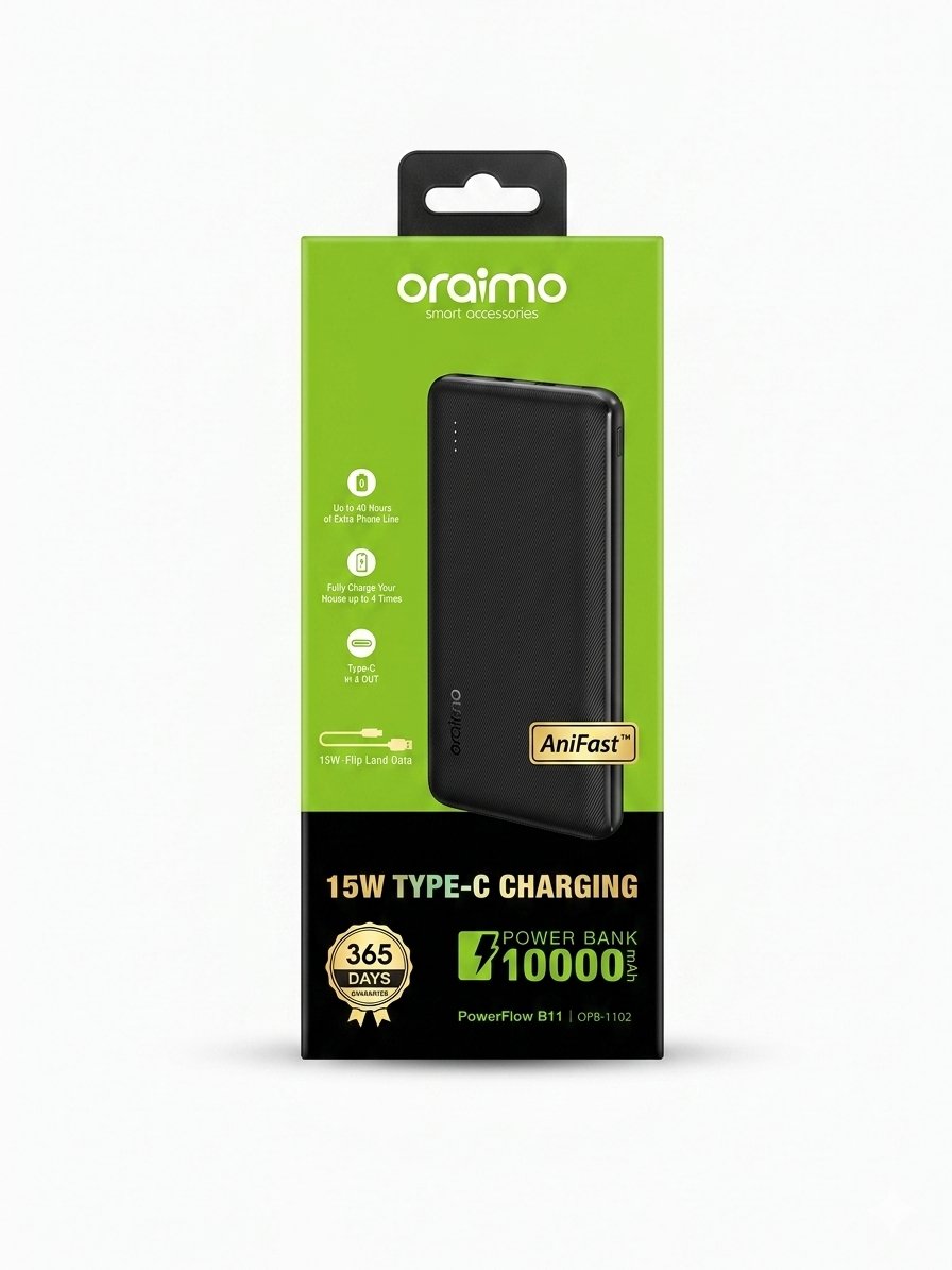 Oraimo PowerFlow B11 10000mAh Power Bank