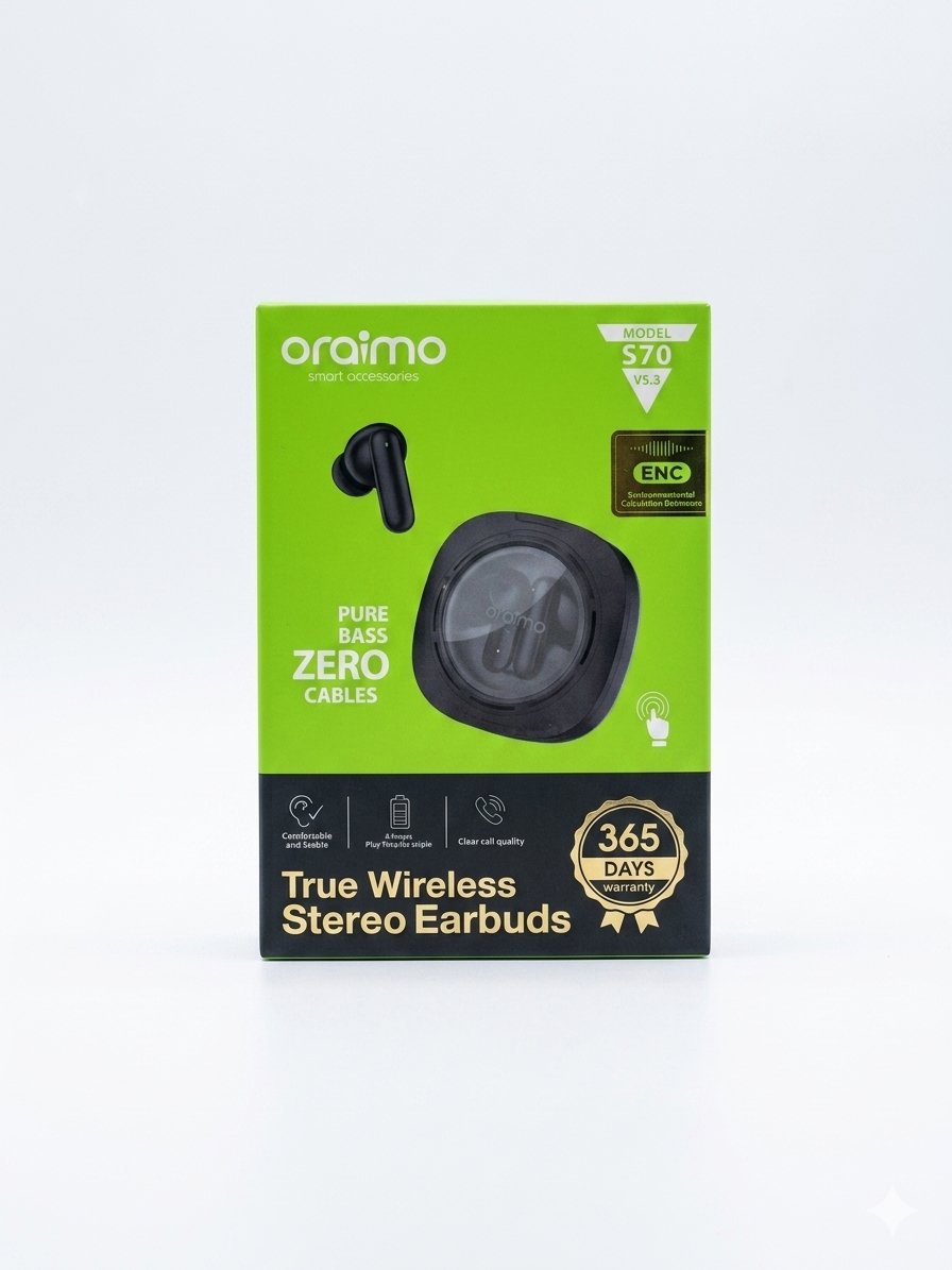 Oraimo S70 True Wireless Stereo Earbuds