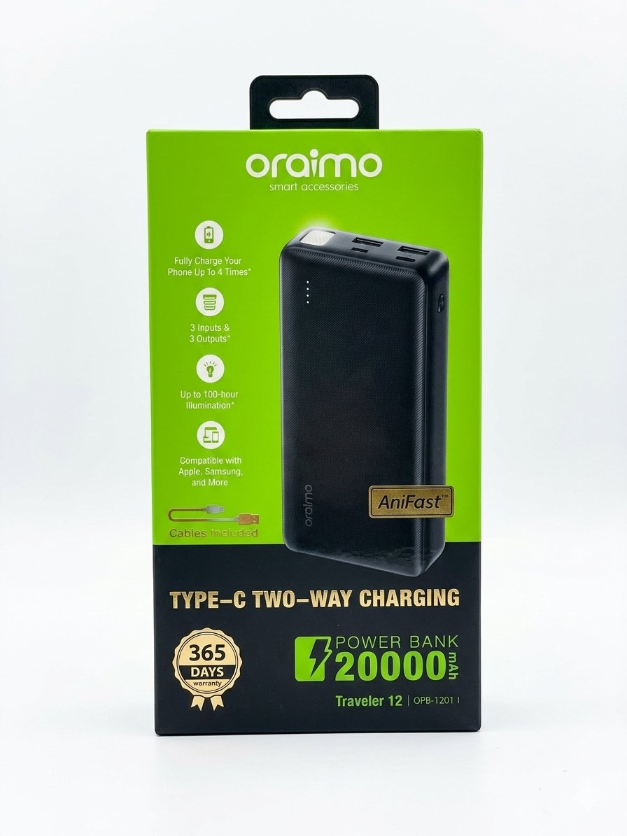 Oraimo Traveler 12 20000mAh Power Bank