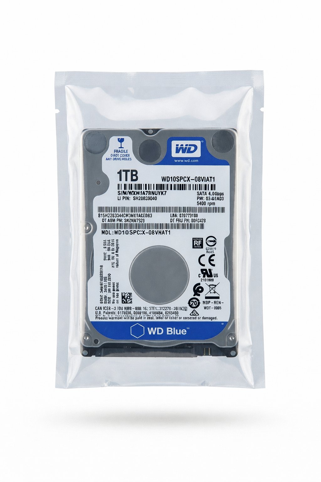 1TB 2.5-Inch Hard Drive (SATA HDD)