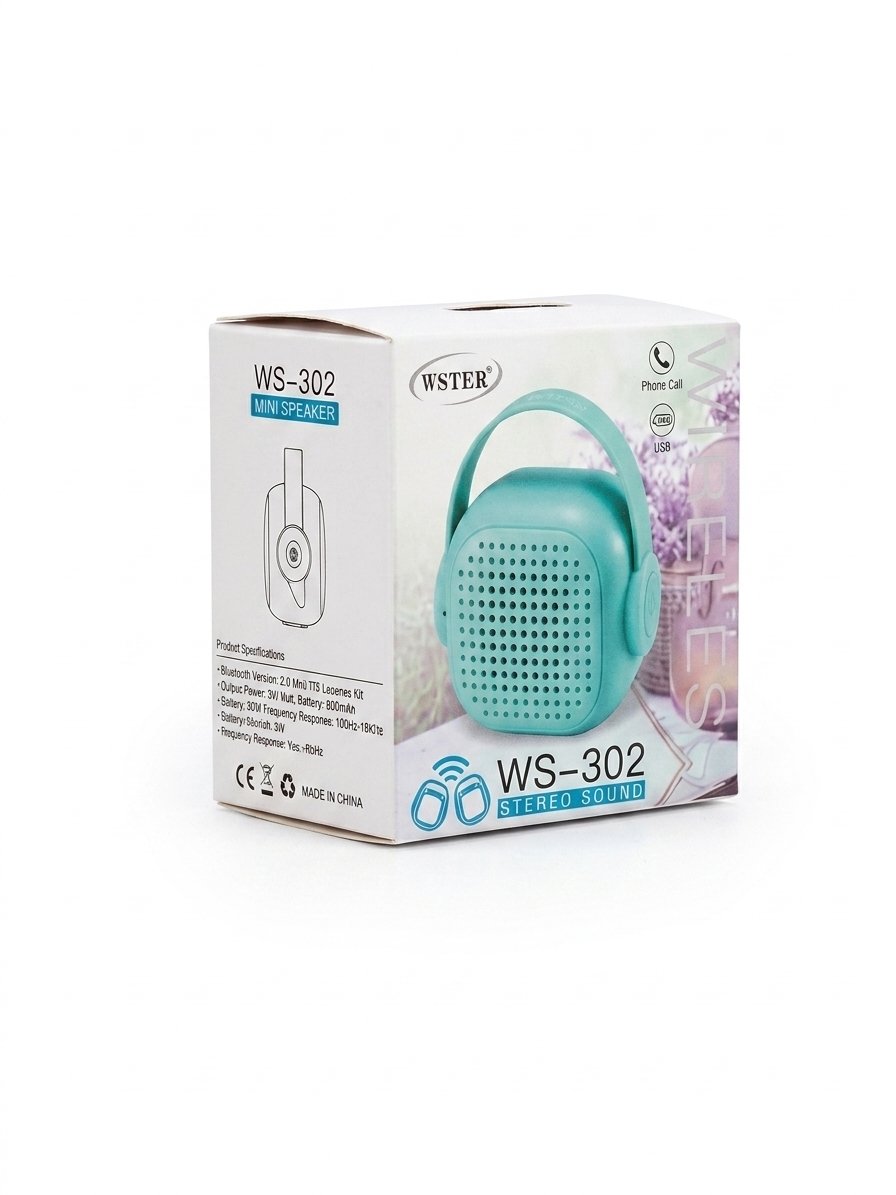 WSTER WS-302 Portable Wireless Bluetooth Speaker
